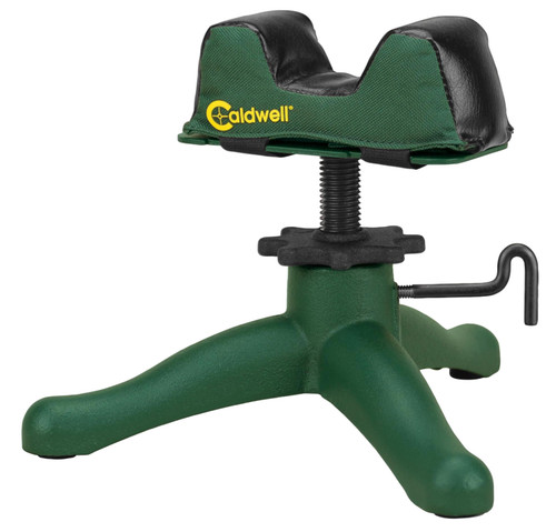 Caldwell Rock Jr. Prefilled Medium Varmint Front Bag Shooting Rest 5 lb Cast Iron Base
