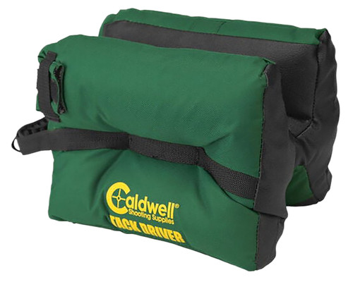 Caldwell 569230 Tack Driver Prefilled Green Nylon Front and Rear Bag