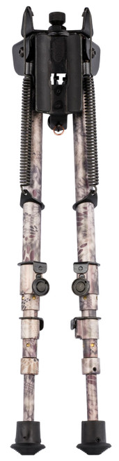 Harris Bipods 25C Swivel 25C Swivel Stud, 13.50"-27", Kryptek Highlander Steel/Aluminum, Rubber Feet