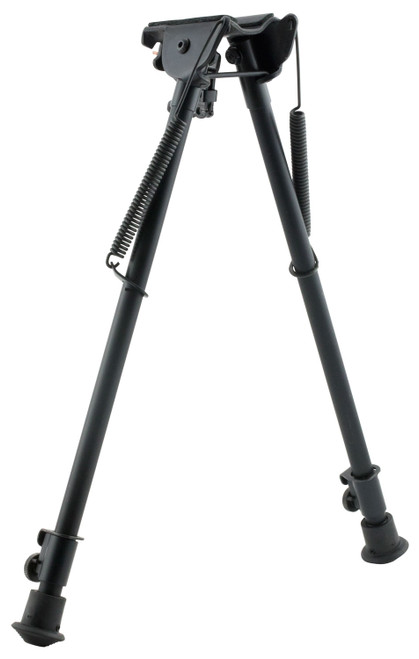 Harris Bipods H1A2 Non-Swivel 13.5-23" Steel/Aluminum Black with Rubber Feet