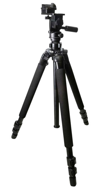 Kopfjager K700 Tripod with Reaper Rail Black Aluminum 3-Level Leg Extensions Picatinny/Arca Swiss