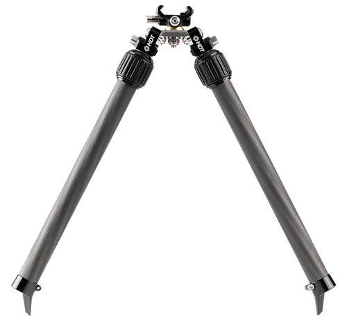 MDT BackCountry Lightweight Bipod Black Carbon Fiber Aluminum 7.50"-14.30" Height