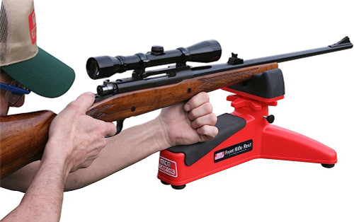 MTM Case-Gard Front Rifle Rest Red Polymer 3-Inch Vertical Adjustment FRR30
