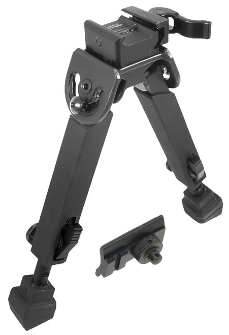UTG TLBP20QA Armored Bipod QD Picatinny Mount Black Metal 6-8.5"