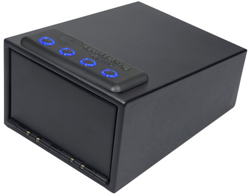 Bulldog BD4030L Magnum Quick Vault LED Keypad & Key Override Black Powder Coat Steel