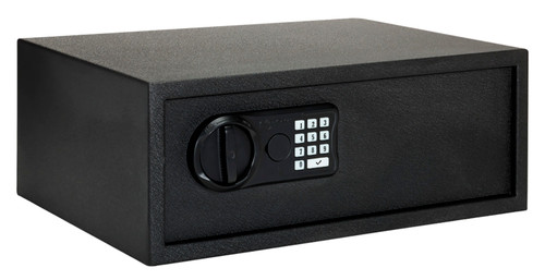 SnapSafe 75435 Keypad Safe XL Keypad/Key Entry Black Steel 20.50" x 14.80" x 8"