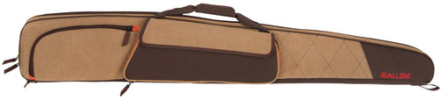 Allen 82152 Humbolt 52 Inch Shotgun Case Tan Cotton and Endura with Lockable Zipper and Quilted Interior