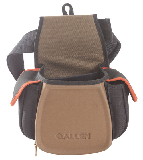 Allen 8306 Eliminator Pro Double Compartment Range Bag Black Coffee Copper with Adjustable Belt