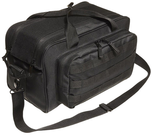 Allen 2205 Basic Black Cordura Ammo Bag with Detachable Shoulder Strap and Hard Bottom Liner
