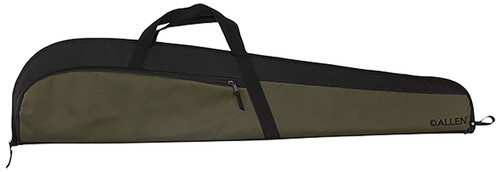 Allen Powell Rifle Carry Case 46 Inch Green with Black Trim 600D Polyester Foam Padding Lockable Zippers