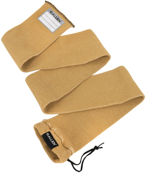 Allen 13172 Coyote Knit Gun Sock 52" Silicone Treated for Scoped Rifles and Shotguns with Custom Label