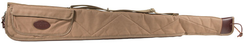 Boyt Harness 48" Alaskan Shotgun Soft Case Khaki Waxed Canvas with Web Sling and Choke Tube Loops
