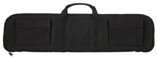 Bulldog BD492 35" Black Nylon Tactical Shotgun Case Water-Resistant with Extra Shell Storage
