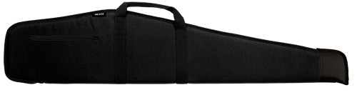 Bulldog BD200 Deluxe 48" Black Water-Resistant Nylon Rifle Case with 1.75" Soft Padding and Leather End Cap