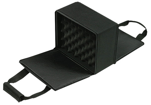 Bulldog BD522 Hard-Sided Pistol Storage Case Black Nylon Holds 4 Handguns with Egg-Crate Foam Interior