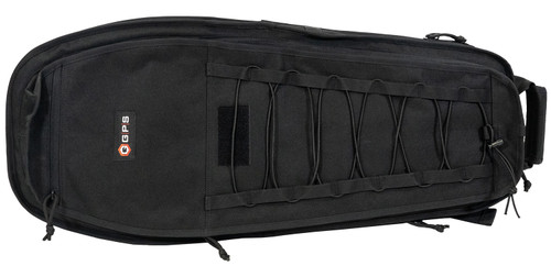 GPS Bags SRC30 Covert Single Rifle Case Black 30" 600D Polyester with Lockable Zippers & MOLLE Webbing