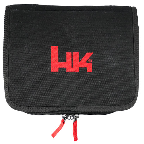 HK 51001075 Compact Pistol Case 11.20" Black with Red Accents
