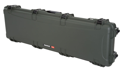 Nanuk 995 52" Olive Resin Waterproof Hard Firearm Case with Lockable Latches