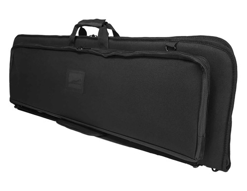 NcStar Deluxe Rifle Case 42 Inch Black Polyester Lockable Zippers Carry Handles