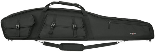 Tac Six Velocity 55" Rifle Case Black Endura 600D Lining Lockable Zipper Suppressor Pocket