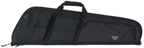 Tac Six Wedge Tactical Rifle Case 36 Inch Endura Black Knit Lined
