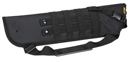 US PeaceKeeper Stubby Shotgun Scabbard P13020 Black 600D Polyester for Pistol Grip Shotguns