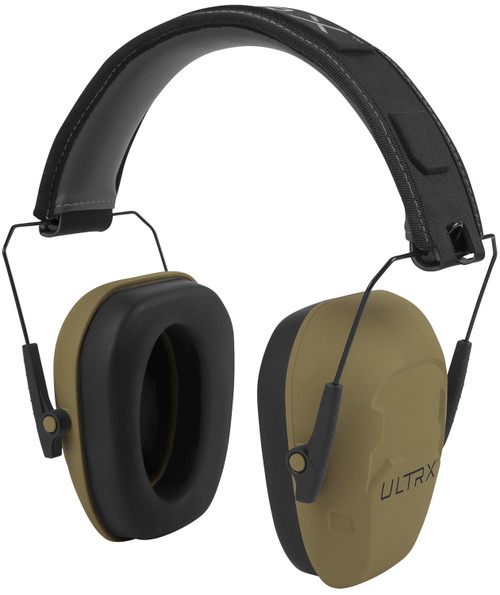 Allen 4106 Ultrax Shield Earmuff Passive Hearing Protection 23 dB Flat Dark Earth