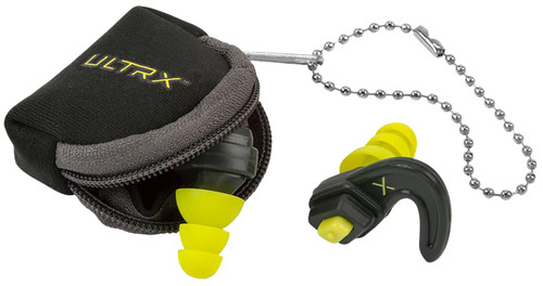 Allen 4103 Ultrax Shift Dual-Level Ear Plugs Gray/Yellow 12-25 dB NRR