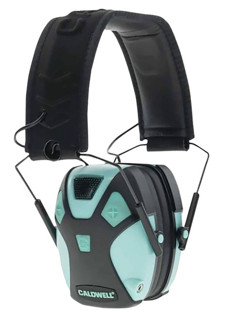 Caldwell E-Max Pro Hearing Protection Muff 23dB Aqua Blue/Black Adult