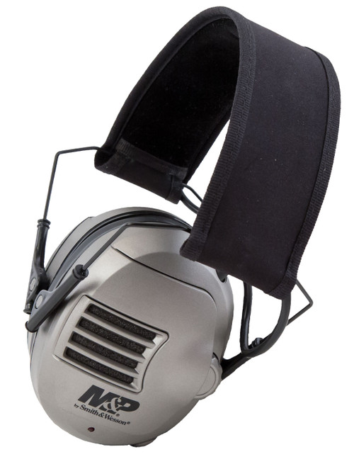M&P Accessories 110041 Alpha 23 dB Electronic Hearing Muffs Compact Gray/Black Adult