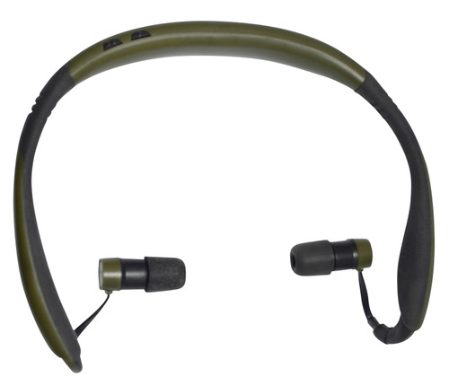 Pro Ears Stealth 28 Behind-the-Head 28dB Electronic Hearing Protection Earbuds Green/Black Adult