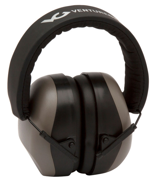 Venture Gear V80 Foam Ear Muff 26 dB Over-the-Head Orange Gray/Black with 32 dB Earplugs 1 Pair
