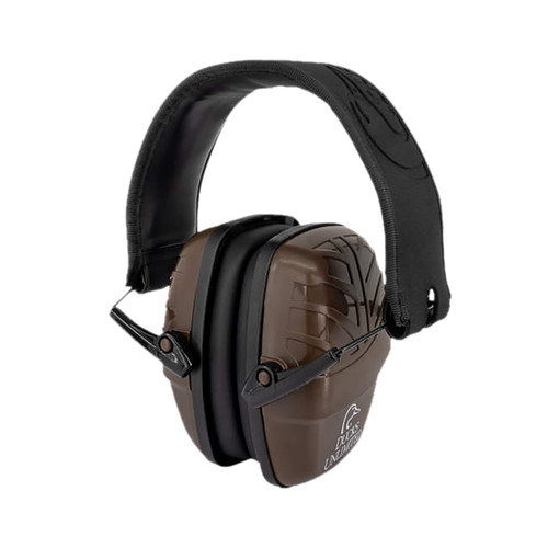 Radians DULOHPBRNBX Brown Low Profile Passive Earmuff Over the Head