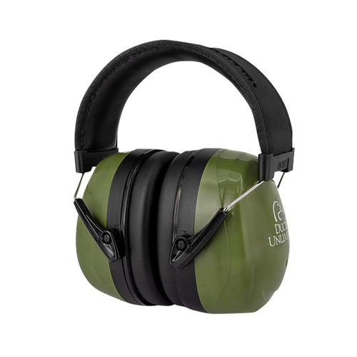 Radians DUHIHPGRBX Black/Green High Performance Passive Earmuff Over the Head