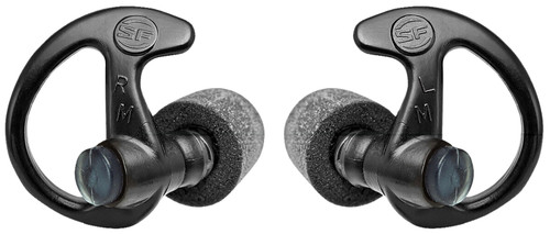 SureFire Sonic Defenders Ultra Max EP10BKMPR Full Block Foam Earplugs 30 dB Medium Black Adult Pair