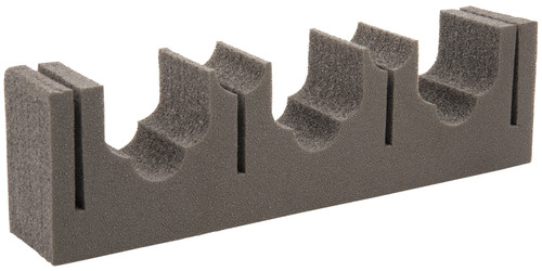 Allen 5658 Firearm Fishing Rod Magnetic Holder Holds 3 Rifles/Shotguns Black Foam