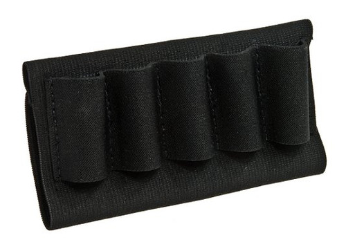 Blackhawk 74SH02BK Buttstock Shell Holder Black Nylon 5rd Shotgun