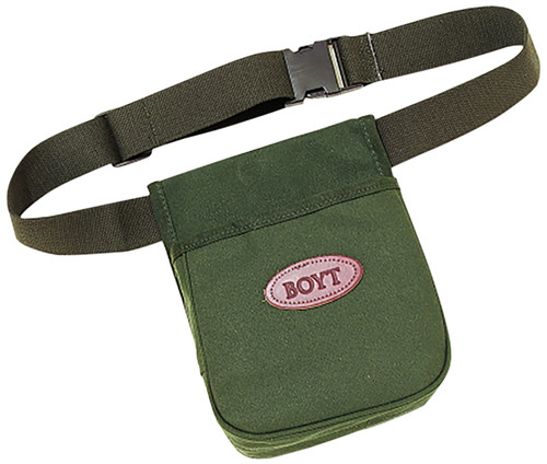 Boyt Harness SC52 Belt-Mount OD Green Canvas Divided Shell Pouch 50 Rounds