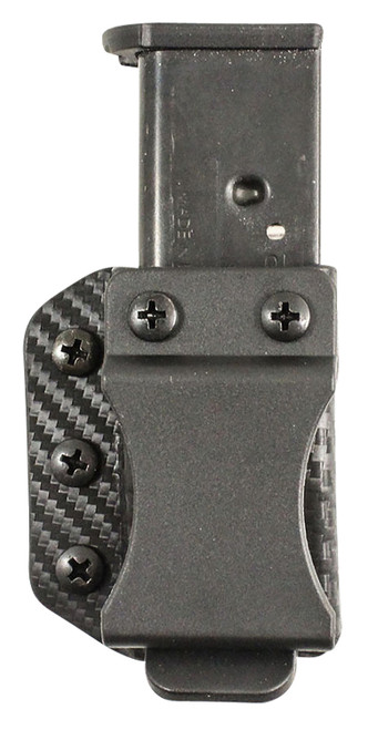 DeSantis Gunhide A100KJYYZ Persuader Mag Pouch IWB/OWB Black Kydex Belt Clip Compatible w/ Glock 43 Ambidextrous