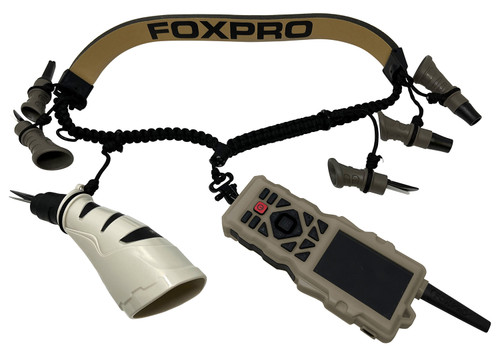 Foxpro FXD8 XD8 Hunting Lanyard Black Tan Paracord with Padded Neck Strap and Swivel Remote