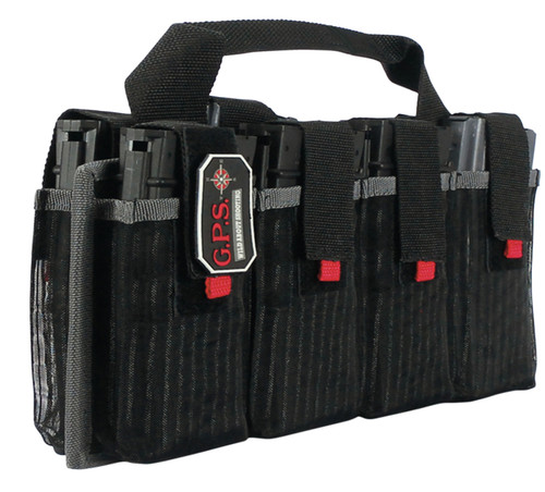 GPS Bags 1365MAG Black Nylon AR Magazine Tote 8-Mag Transport Bag