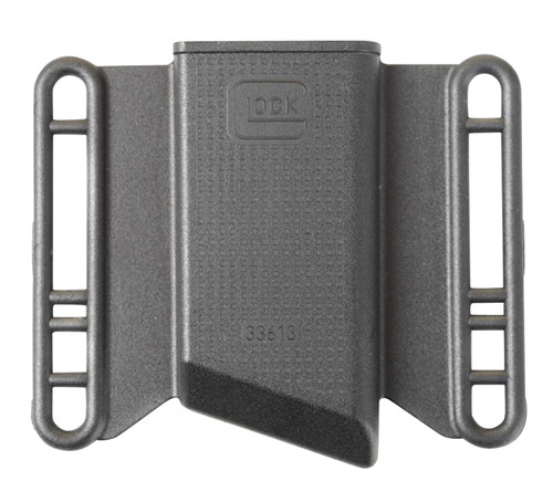 Glock MP033613 Outside Waistband Mag Pouch Black Polymer Belt Slide 2.25" Wide Glock 43 Compatible