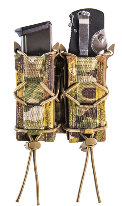 High Speed Gear Double Pistol TACO Mag Pouch MultiCam Nylon Belt ABM Attachment