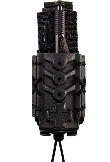 High Speed Gear 11TQK0BK Taco Black Kydex, 2" Belt Clip/MOLLE U-Mount, Compatible w/ Most Tourniquets