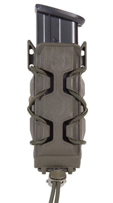 High Speed Gear Polymer TACO V2 Single Pistol Magazine Pouch OD Green 2" Belt Clip MOLLE