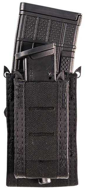 High Speed Gear 41DD00BK Double Decker TACO Multi-Mag Pouch Black Nylon MOLLE