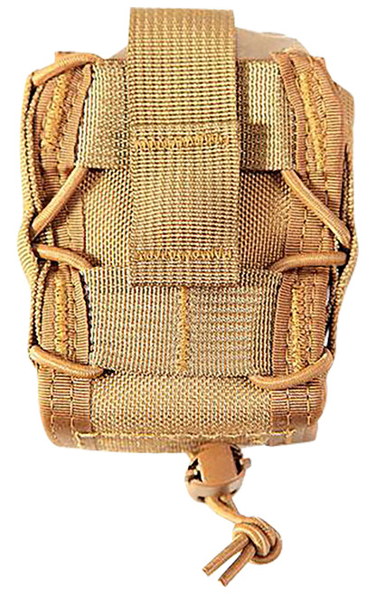 High Speed Gear 11DC00CB Coyote Brown Nylon TACO Cuff Pouch MOLLE Compatible Up to 2.25"
