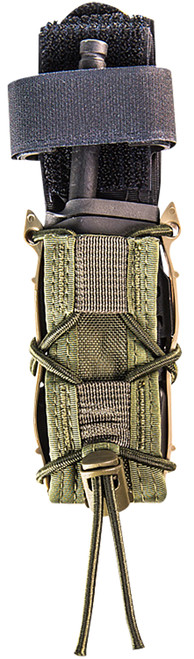 High Speed Gear 11PT00OD OD Green Nylon TACO Single Pistol Magazine Pouch MOLLE & 2" Belt
