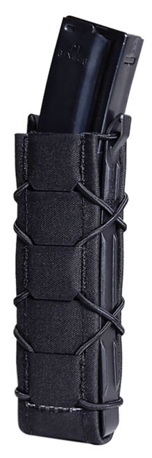 HSGI 24EX00BK Gen 2 Extended TACO Black Nylon MOLLE/Belt Long Pistol Magazine Holder
