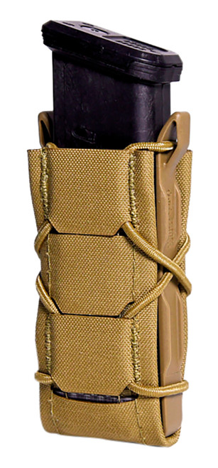 High Speed Gear 24PT00CB TACO Gen 2 Coyote Brown MOLLE Mount Pistol Mag Pouch